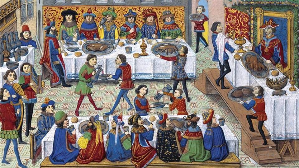 Los banquetes medievales